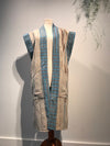 Kantha long sleeveless Kimono_3