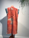 Kantha long sleeveless Kimono_3