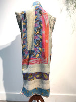 Kantha long sleeveless Kimono_4