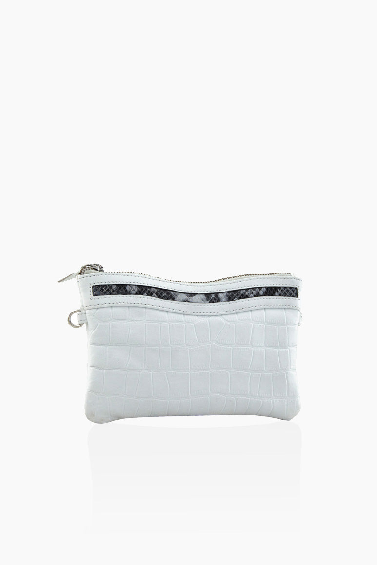 DétaiL clutch 10203407511 - white/ croco